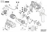 Bosch 3 601 B17 102 Gsb 13 Re Percussion Drill 230 V / Eu Spare Parts